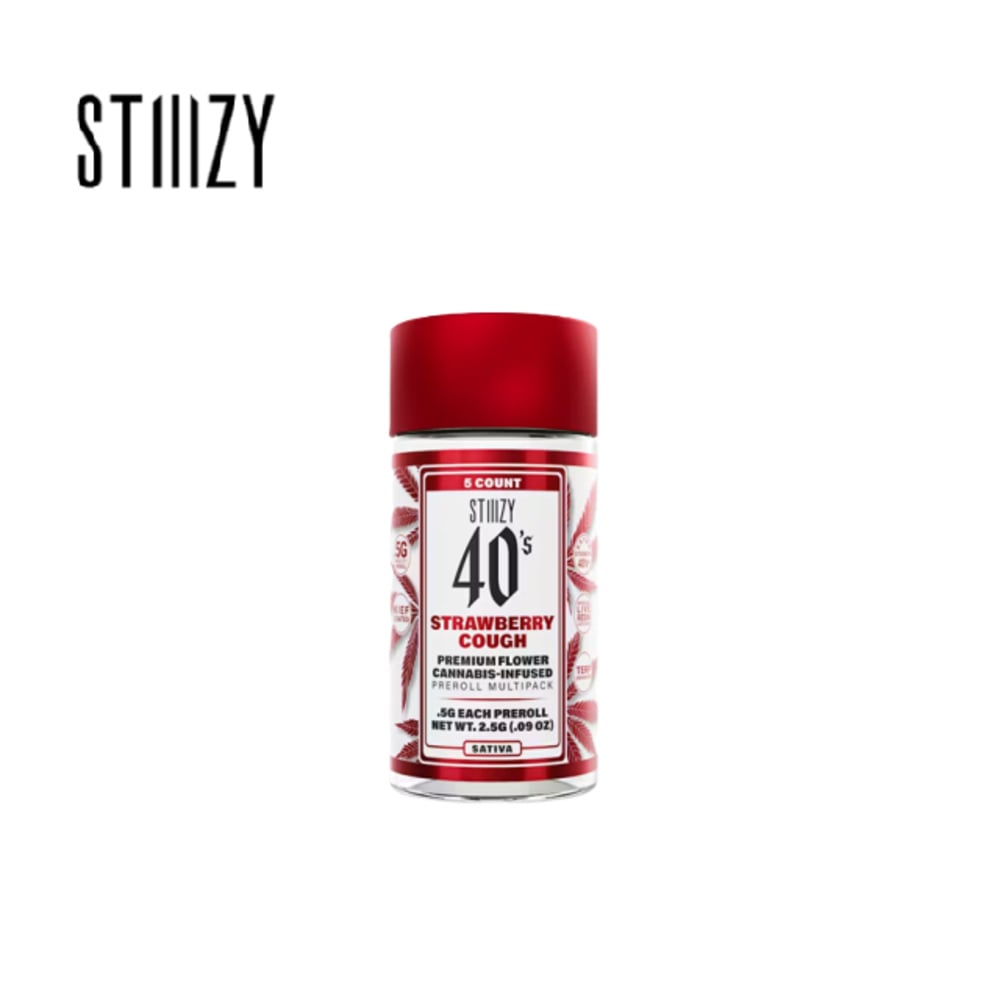 STRAWBERRY COUGH 2.5G 5 PACK INFUSED PREROLLS
