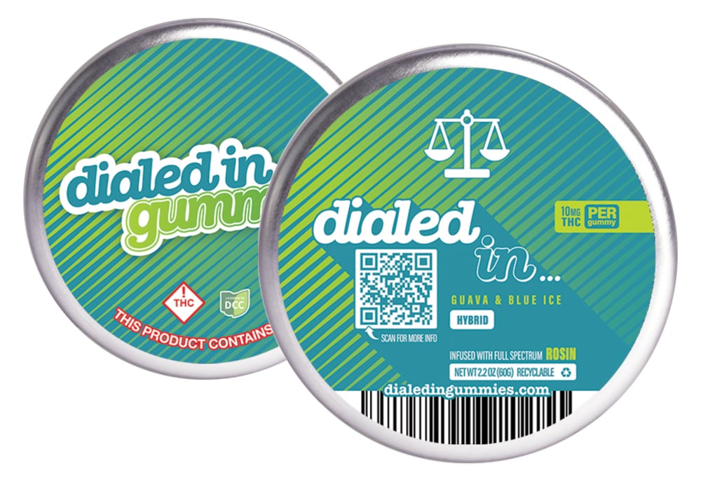 100mg - Grape Cream Cake #2503 - Rosin Gummies (10pk)