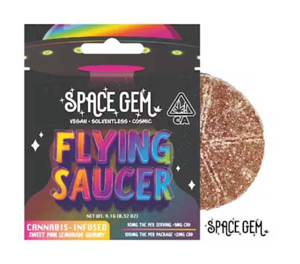 Flying Saucer - Sweet Pink Lemonade - 100mg THC