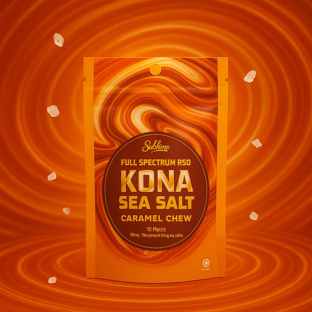 RSO Caramel Chew Kona Sea Salt 10 x 10mg (100mg)