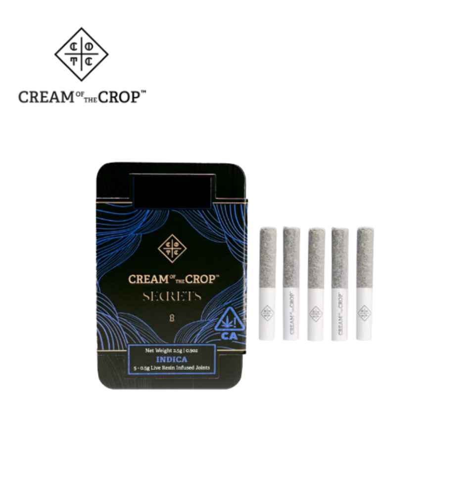 GASTOPIA 2.5G LIVE RESIN INFUSED 5 PACK PREROLLS