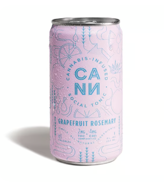 Grapefruit Rosemary Hemp-Derived Beverage