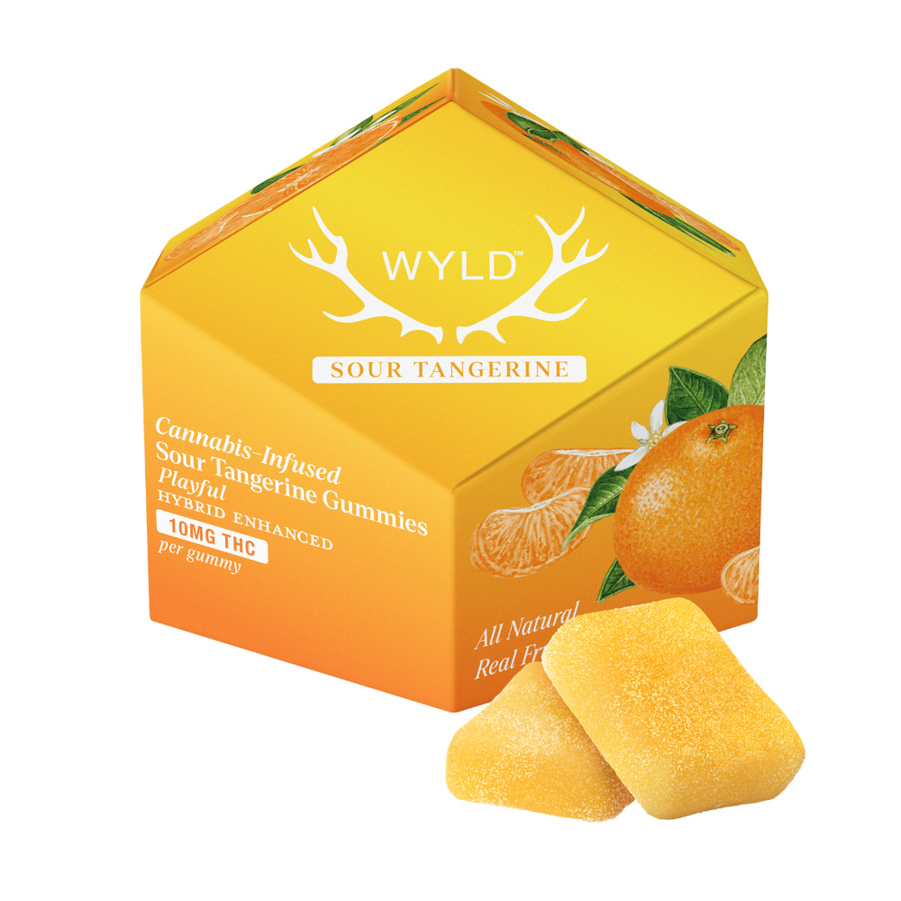 Sour Tangerine Hybrid Enhanced Gummies | (100mg X 10mg each)