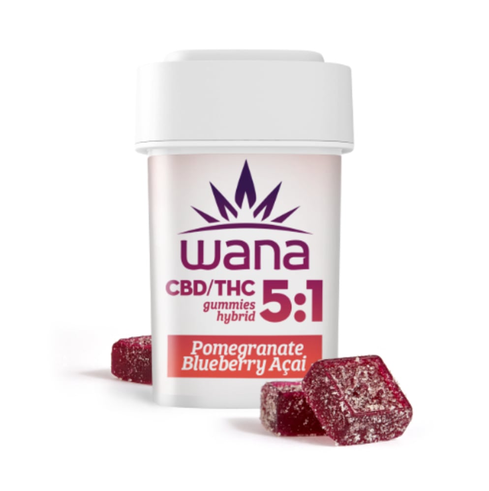 5:1 Pomegranate Blueberry Acai [20pk] (500mg CBD/100mg THC)