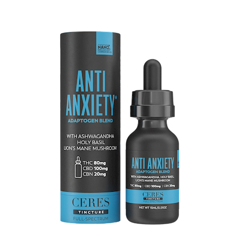 Anxiety 15ml 80mg Thc/100mg Cbd/20mg