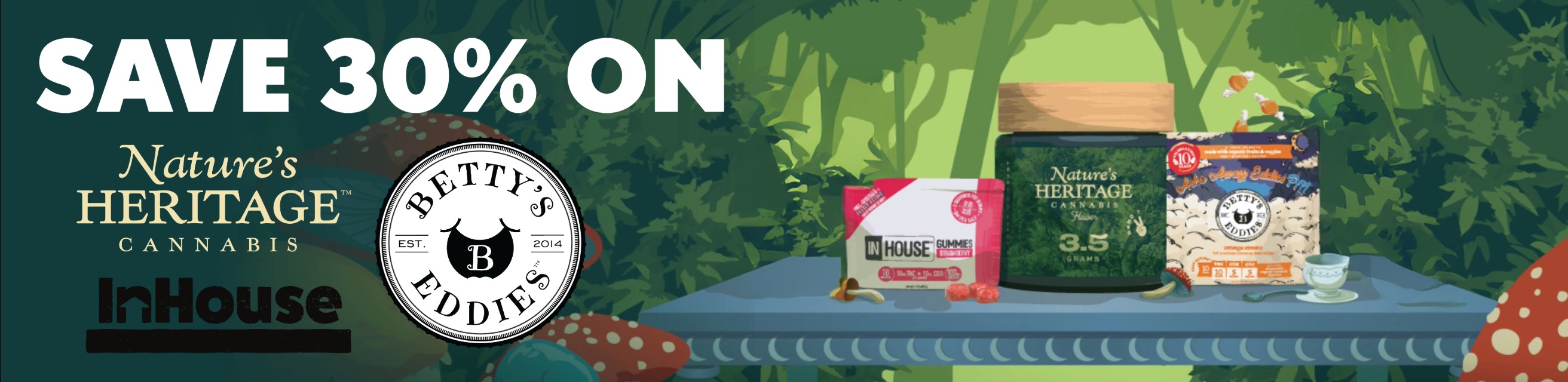 The Happy Cannabis Co. Loves Park Marketing Banner