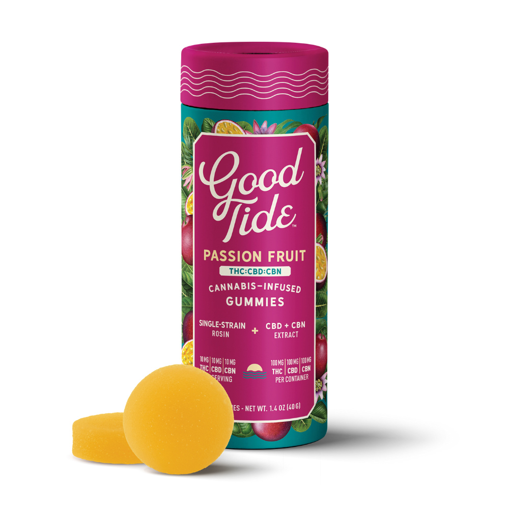 Passionfruit 1:1:1 CBD + CBN Single-Strain Rosin Gummies