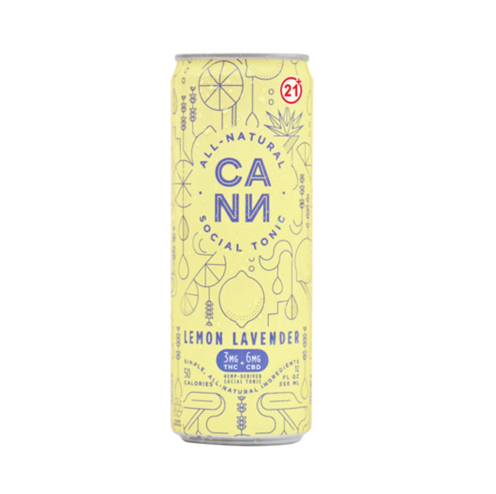 高体感レモンミント h4CBH HHBD THXE CNP CRDP CRDH Shop CANN Lemon Lavender Hemp-Derived Beverage (3mg THC / 6mg CBD