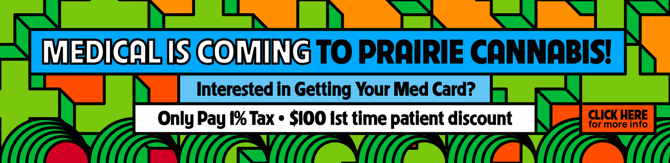 Prairie Cannabis Naperville Marketing Banner