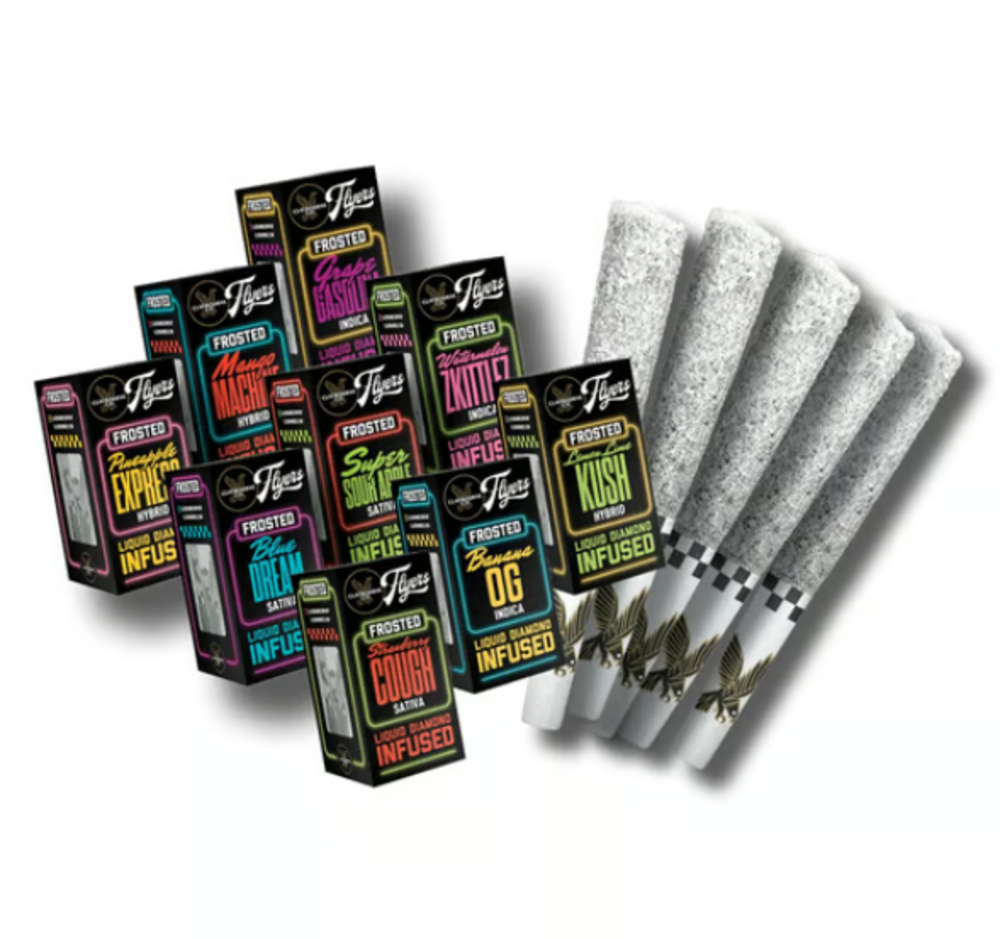 Guava Gaslato (2.5g) - Diamond Infused Flyers Pre-Rolls