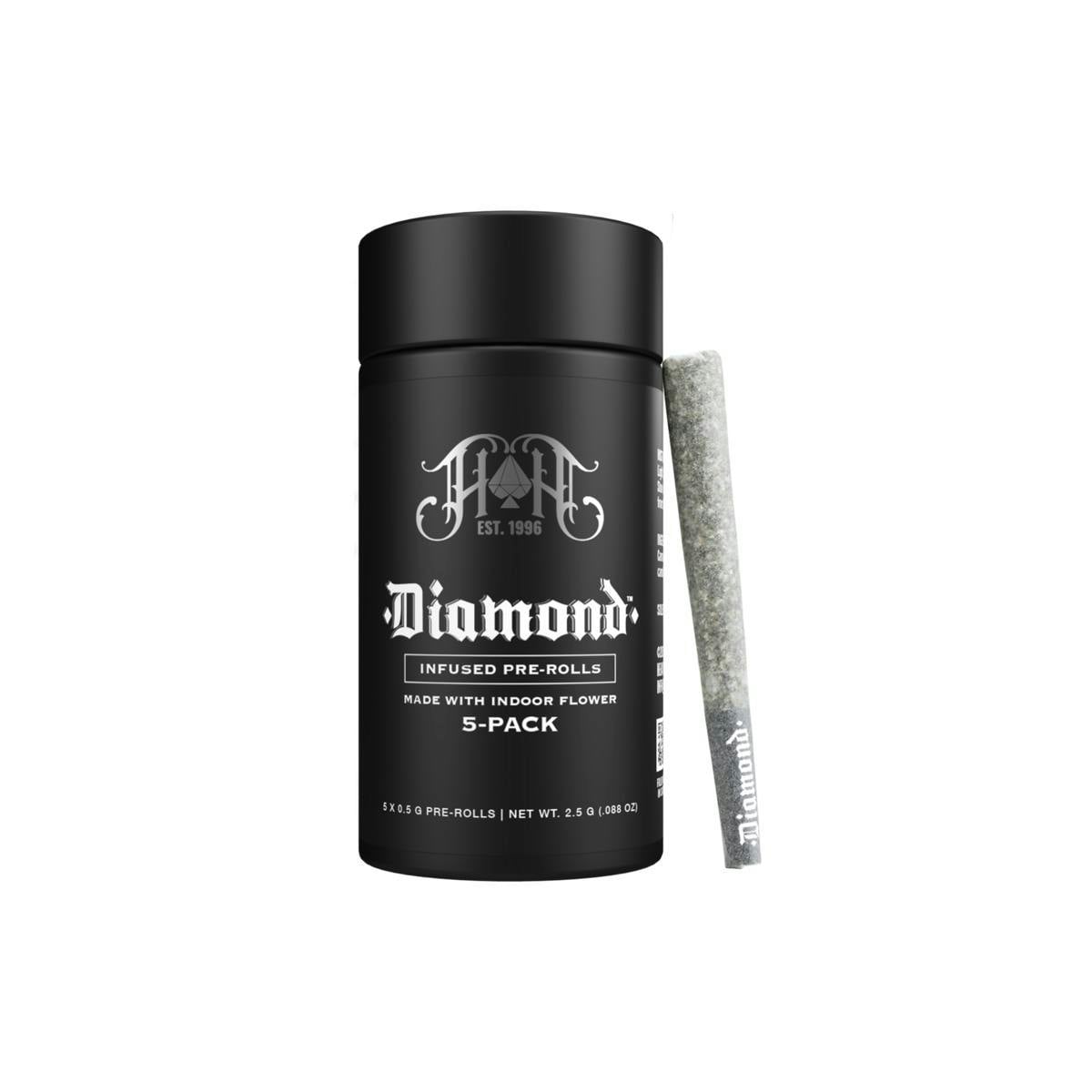 CAM: Platinum OG | Indica - Diamond THCA-Infused Pre-Rolls - 2.5G 5-Pack