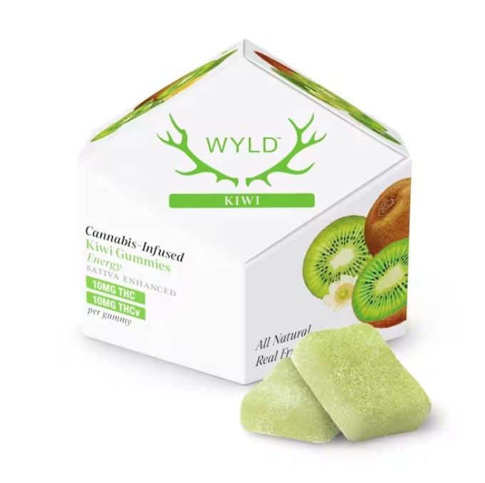 Kiwi 1:1 THCv + Sativa Enhanced Gummies | 100mgmg THCv