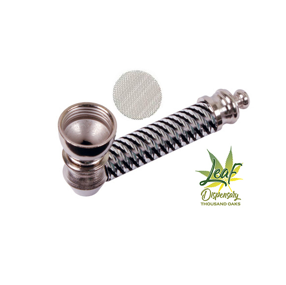 Metal Hand Pipe - 3", With Screen