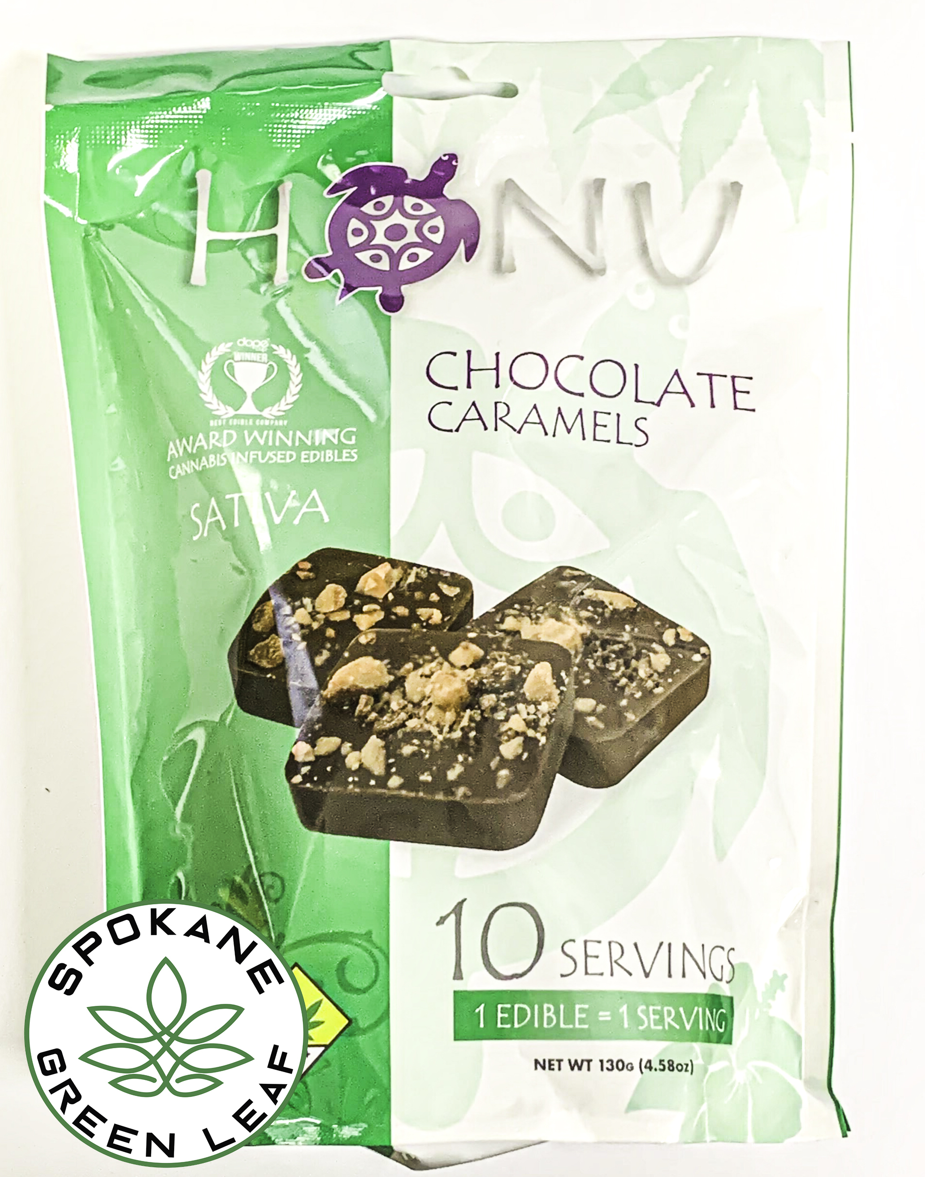 Chocolate Caramels - Sativa [10pk] (100mg)
