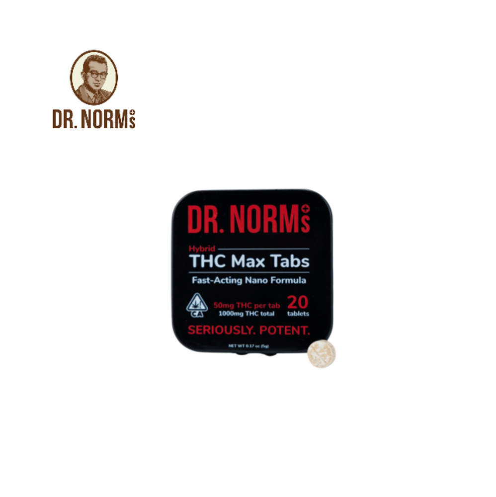 THC MAX HYBRID 1000MG 20 PACK TABLETS