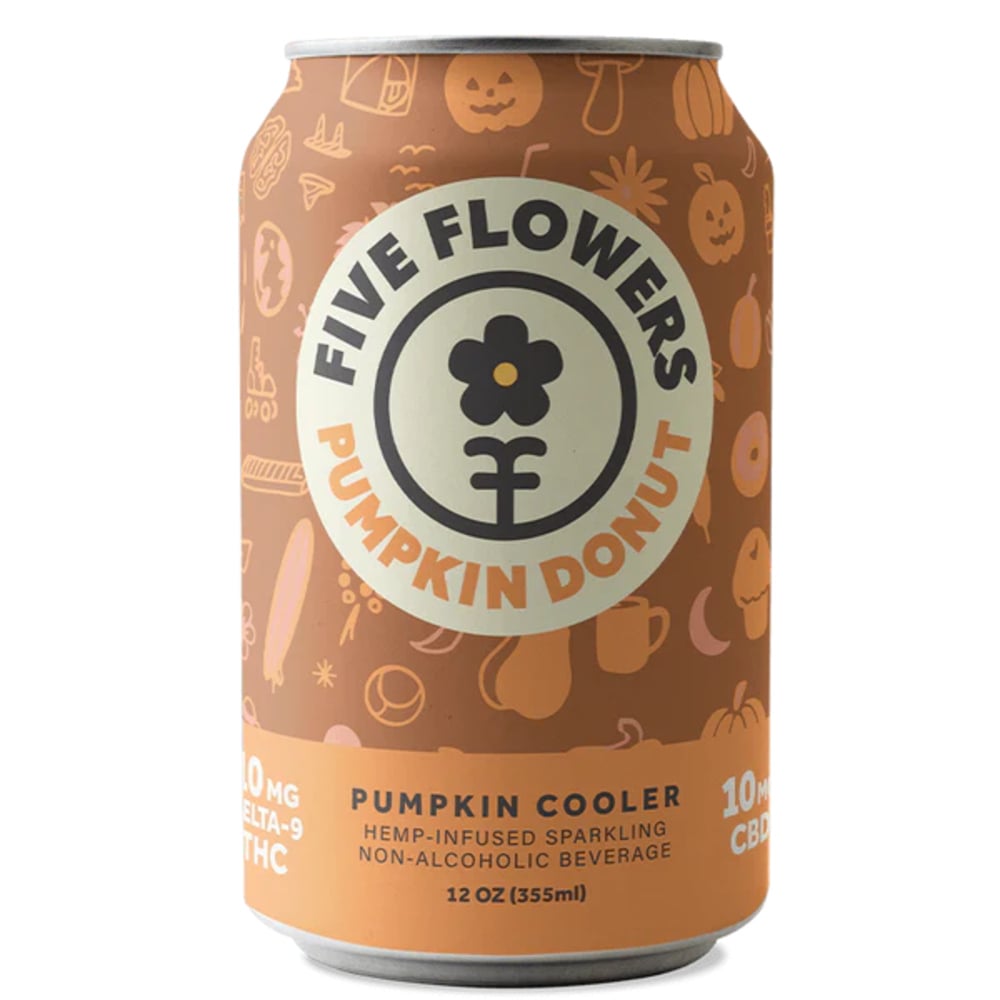 Five Flower - Hemp Derived - Pumpkin Donut 10mg THC 10mg CBD