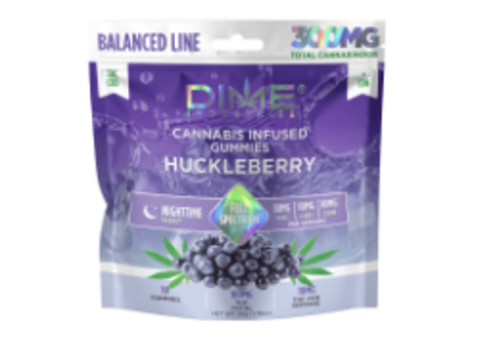 Balanced Line Huckleberry CBN Gummies 10ct