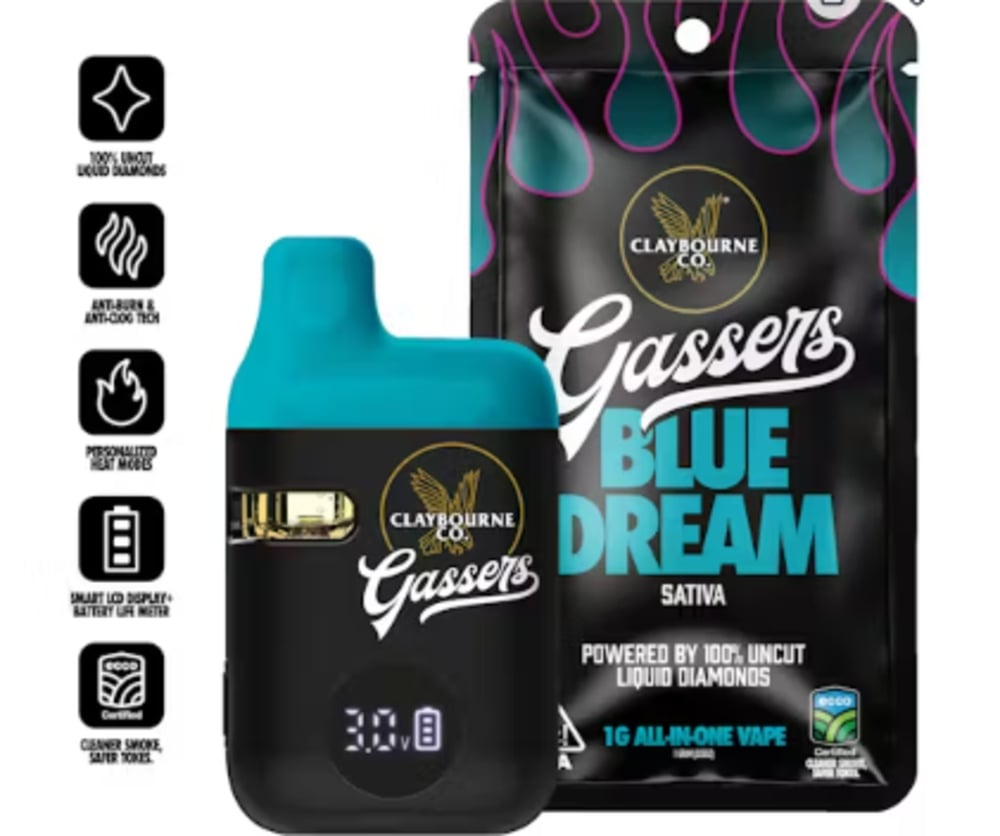 Blue Dream (1g) - Gassers All-In-One Liquid Diamonds Vape