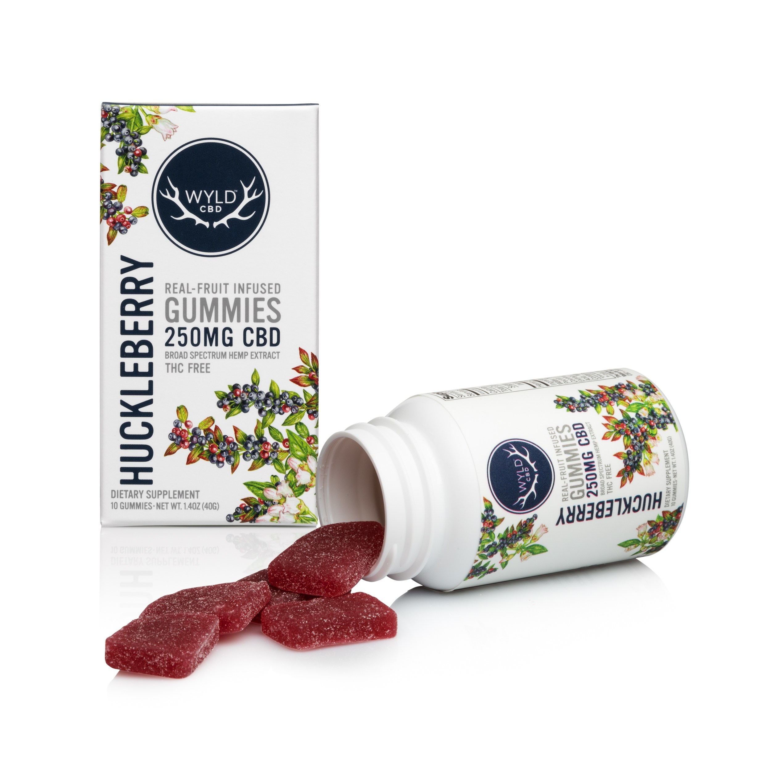 Huckleberry CBD Gummies | 250mg | 10-pack