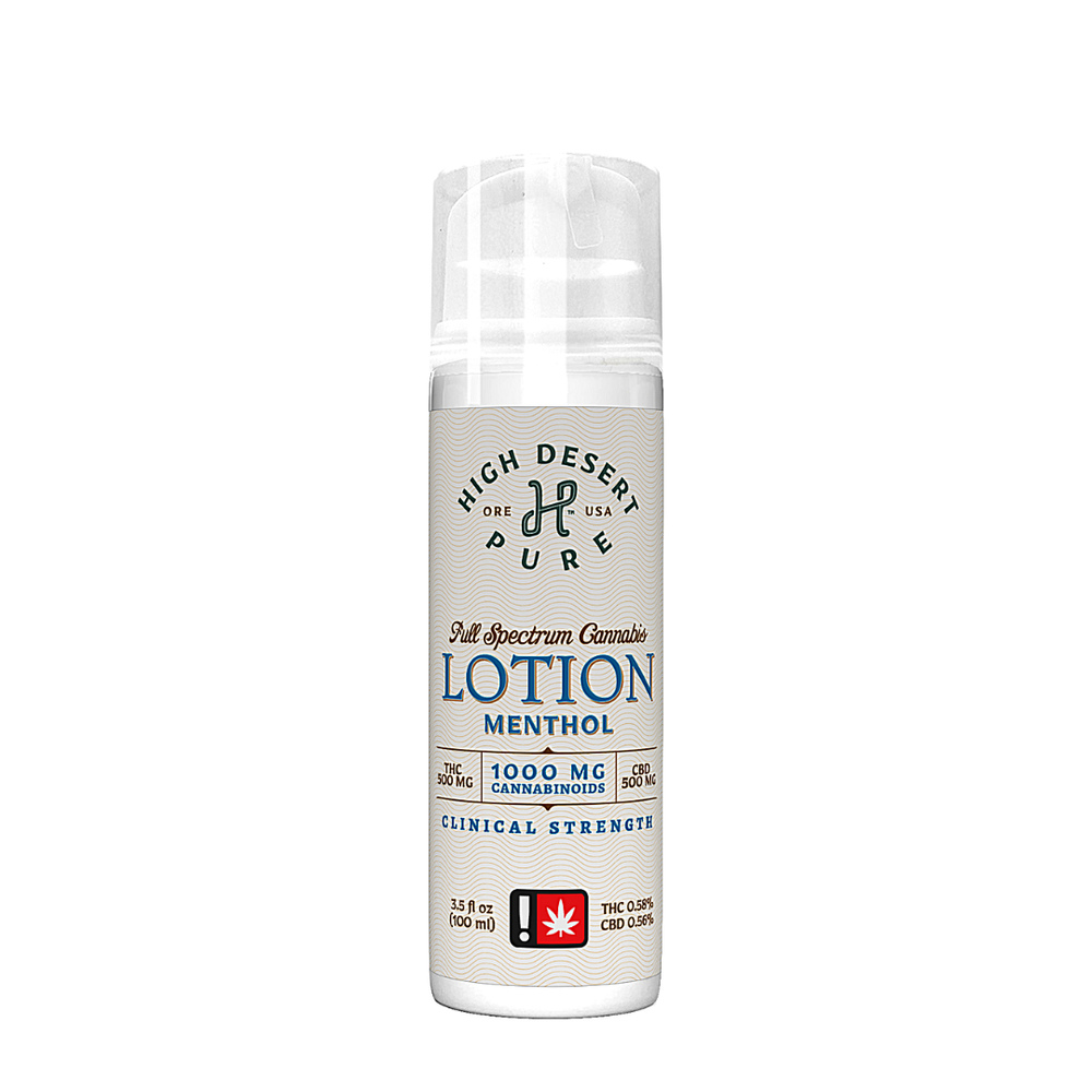 1:1:1 Menthol Lotion [3.4 fl oz] (750mg THC/750mg CBD/750mg CBG)