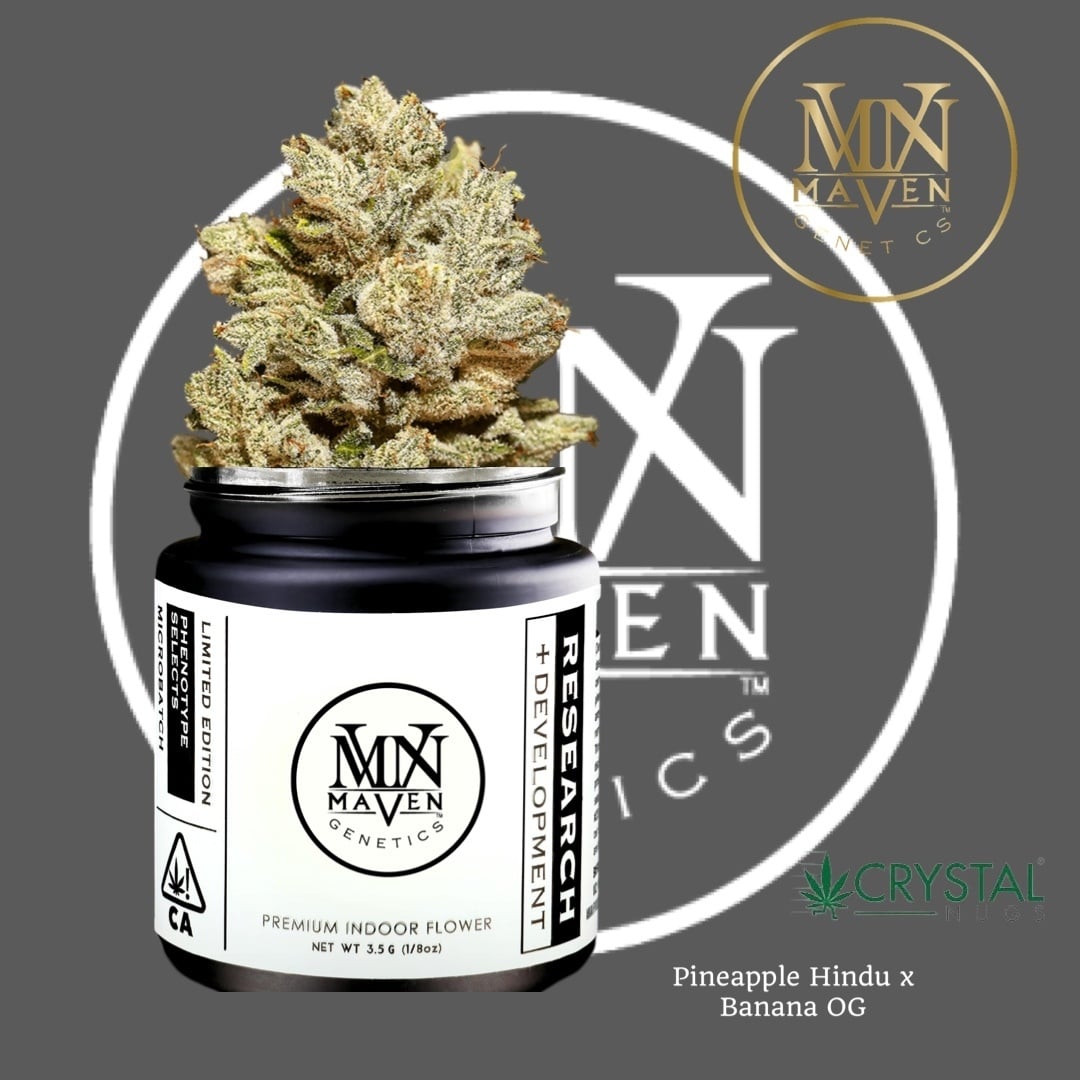 Shop (Pineapple Hindu Z x Banana OG) x Eye Can #2 [3.5g] | Crystal