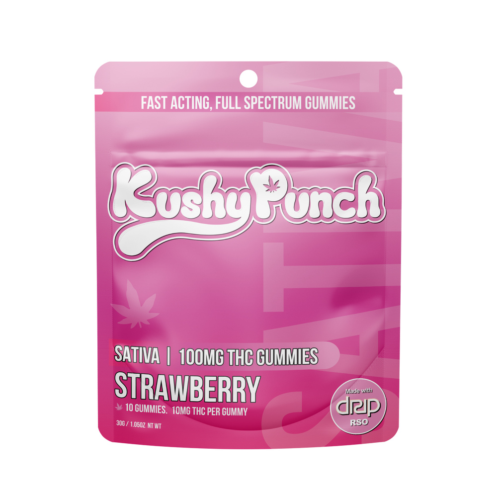 Strawberry - Sativa [10pk] (100mg)