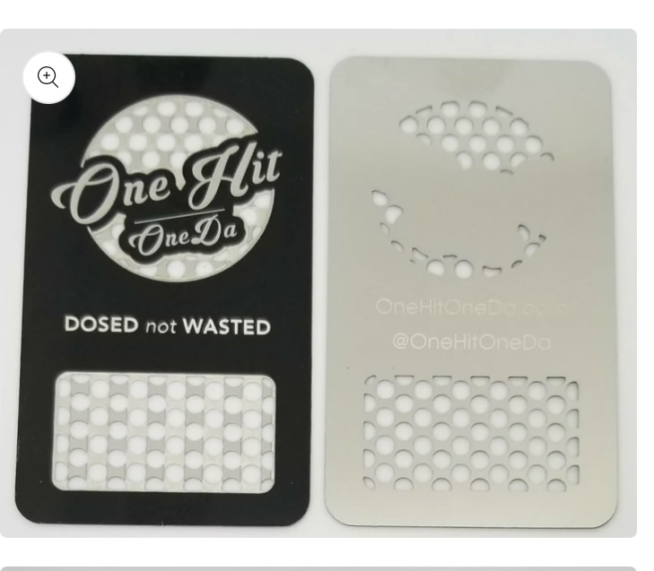 OneHitOneDa - Stainless Steel Grin-Da Card