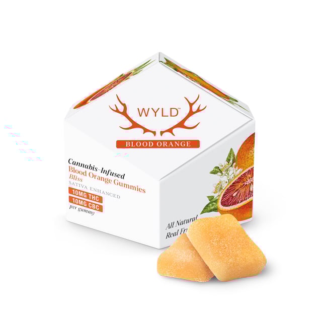Blood Orange 1:1 CBC + Sativa Enhanced Gummies | 100mg THC:100mg CBC