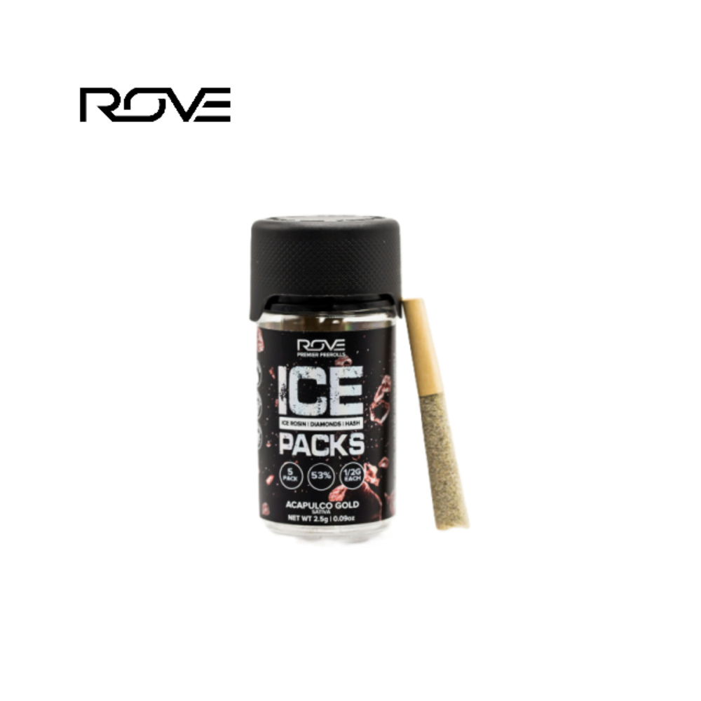 ACAPULCO GOLD 2.5G 5 PACK ROSIN INFUSED PREROLLS