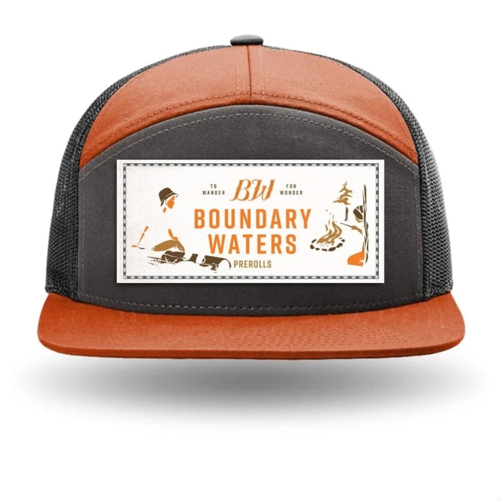 Charcoal/Burnt Orange Hat