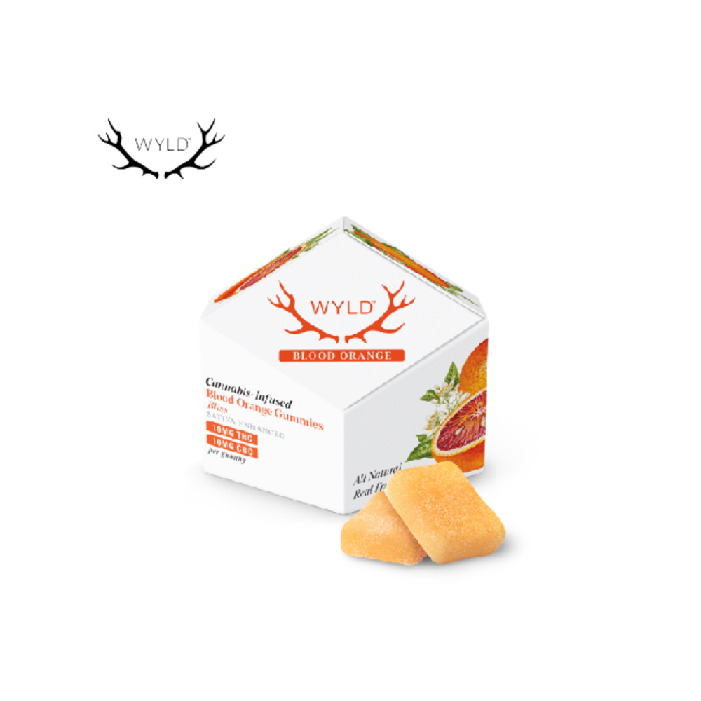 BLOOD ORANGE 1:1 THC:CBC 100MG 10 PACK GUMMIES