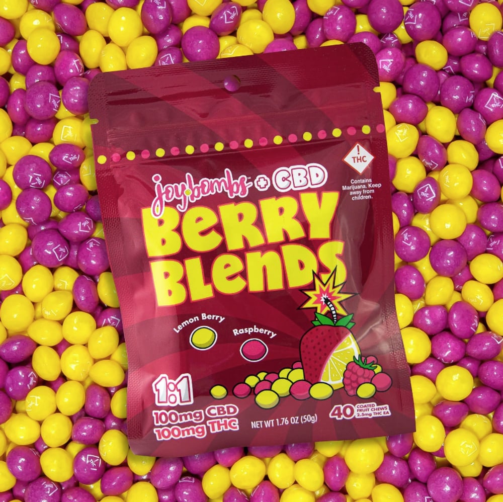 Joy Bombs THC + CBD 1:1 Berry Blends (4pk / 10mg THC)