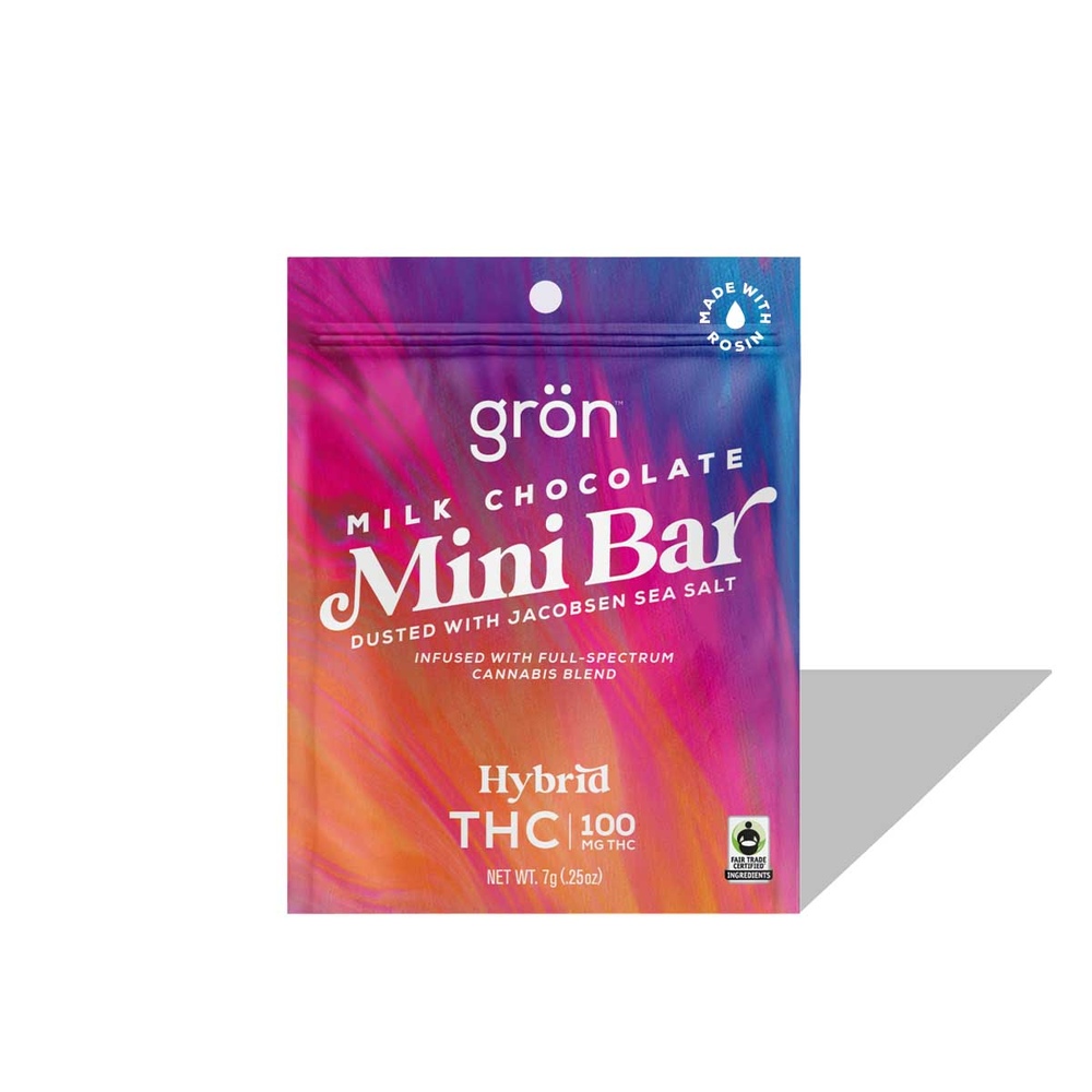 THC Milk Chocolate High-Dose Mini Bar (100mg)