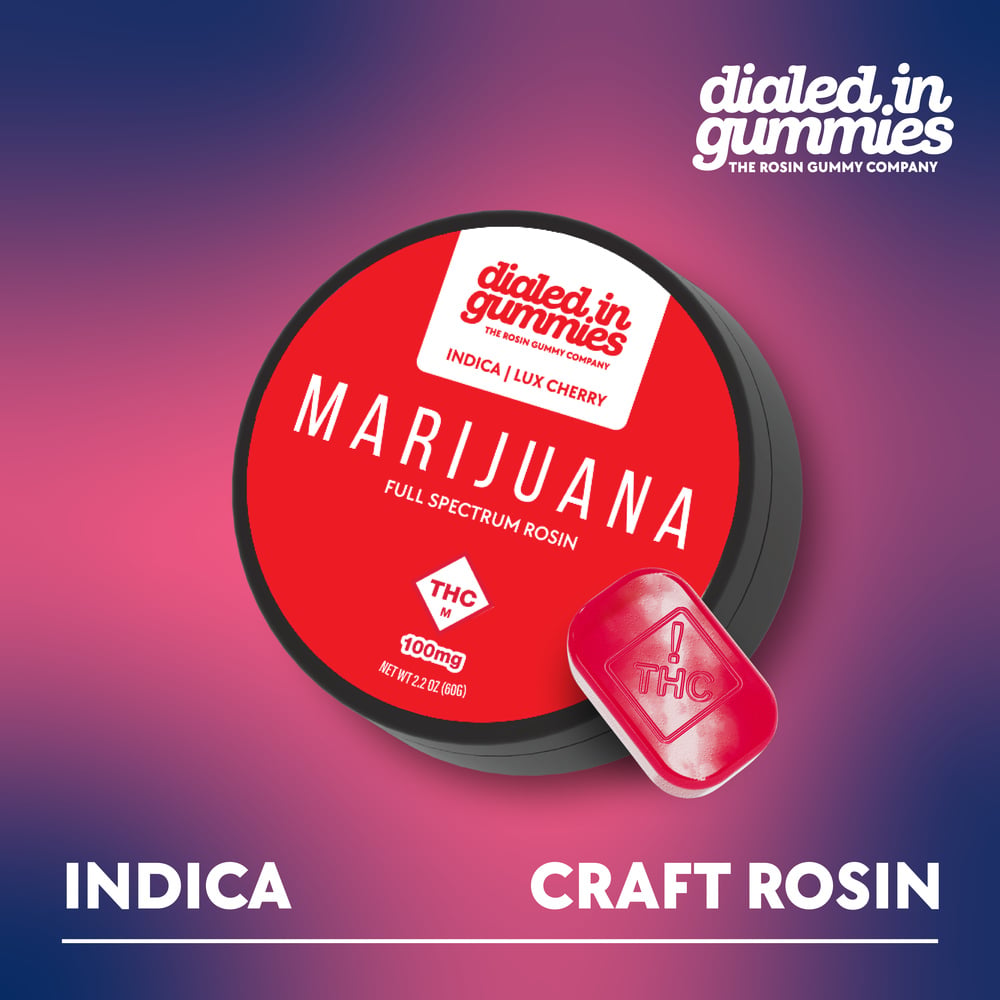 100mg - Lux Cherry  - Rosin Gummies (10pk)