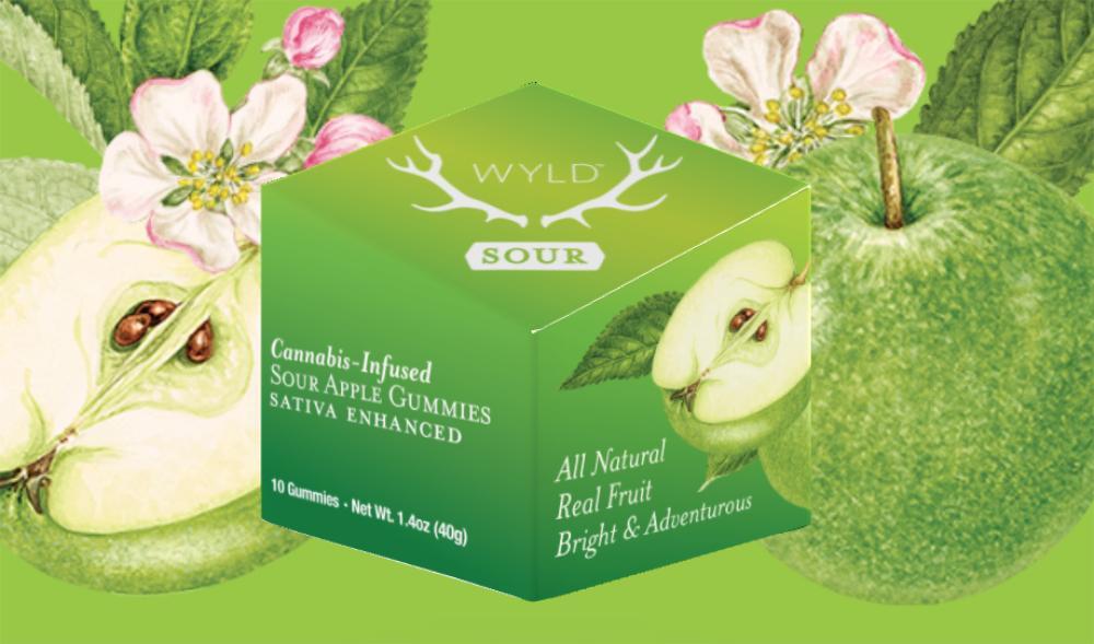 Sour Apple Sativa Enhanced Gummies