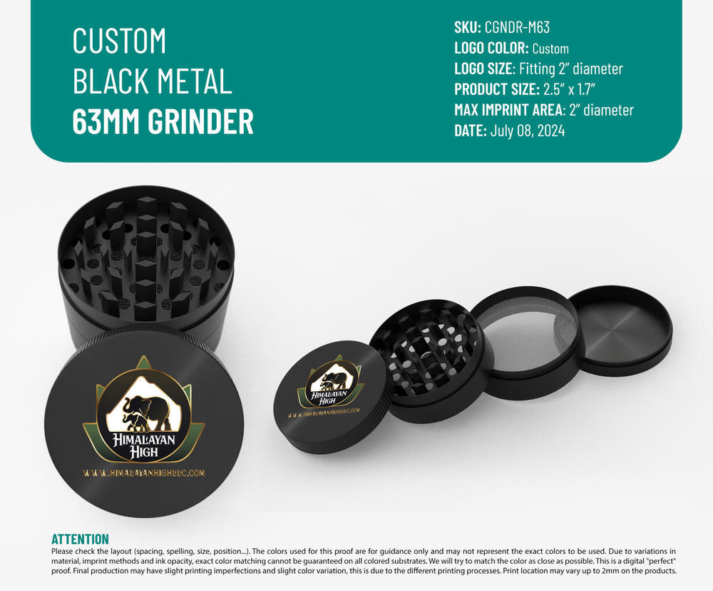 Metal Grinder - Black