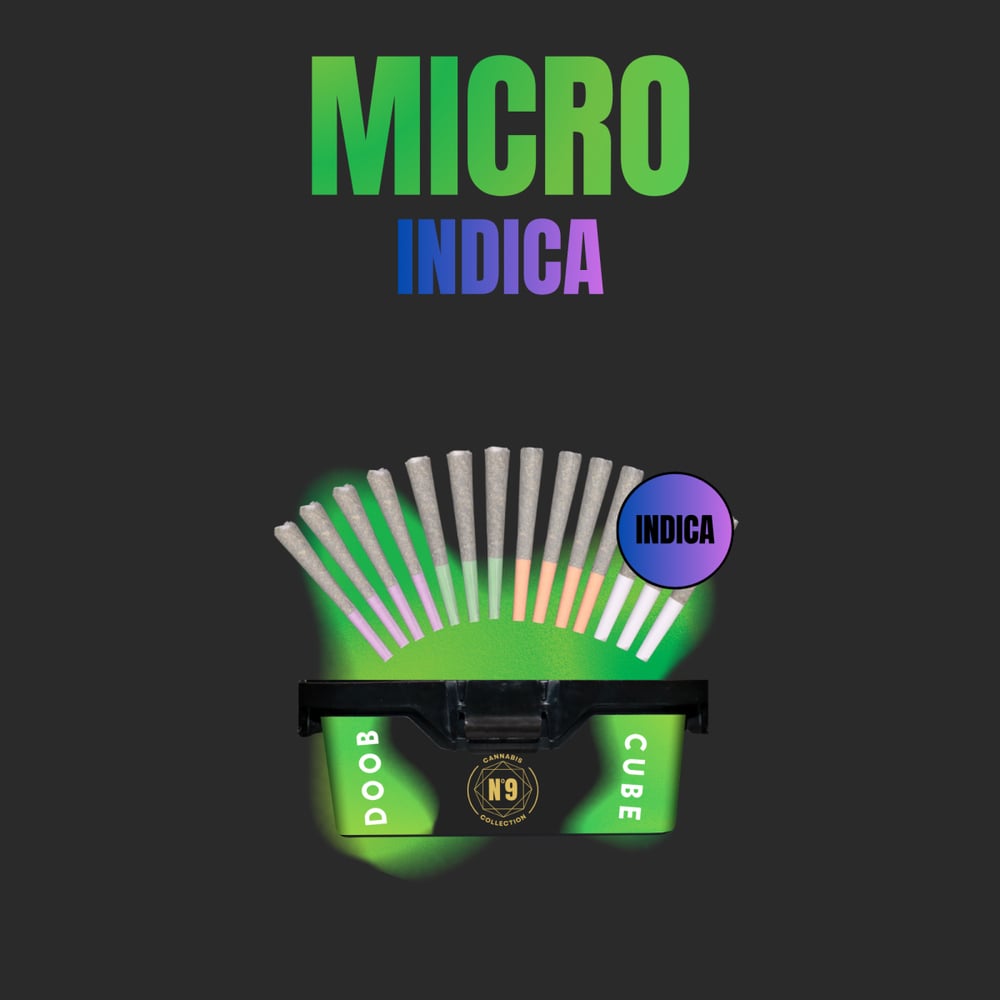 No. 9 - 4 Strain Variety Doob Cube Micro (Indica) Pre-Roll 0.5g 14pk (7g)