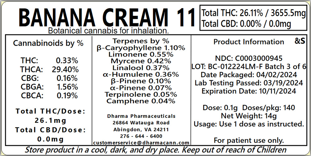 Banana Cream CBG main image 0