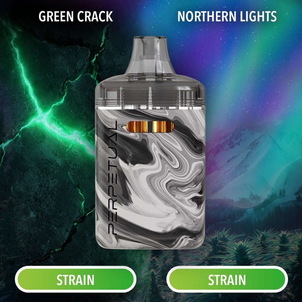 Perpetual - Green Crack & Northern Lights Duo Disposable Vape (2g)