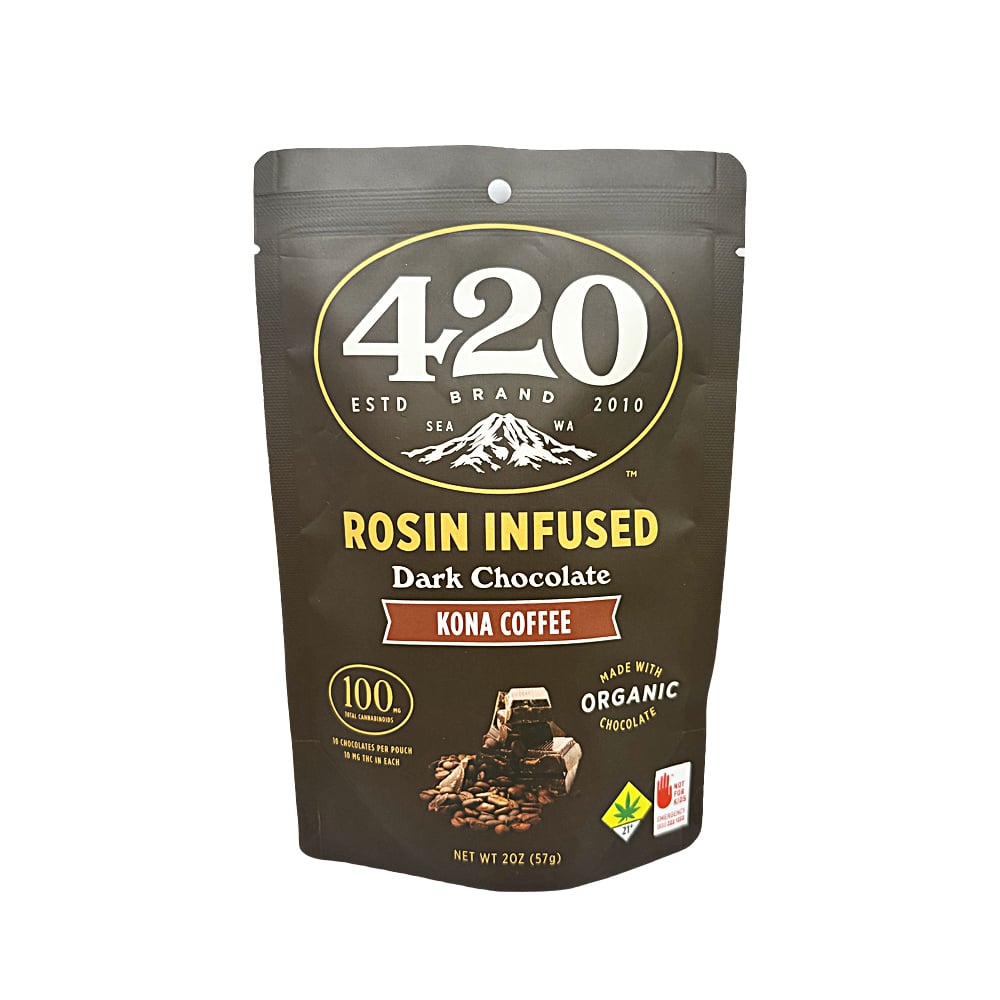 Shop Dark Chocolate & Kona Coffee [10pk] (100mg) | Dockside
