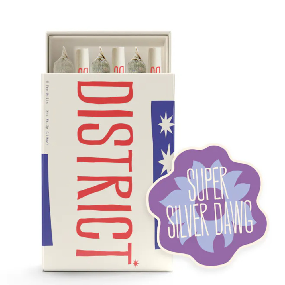 Super Silver Dawg Pre-Roll Pack 6ct