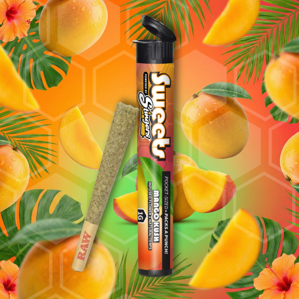 Stingers Sweets - Mango Kush Infused Pre-Roll (1g)