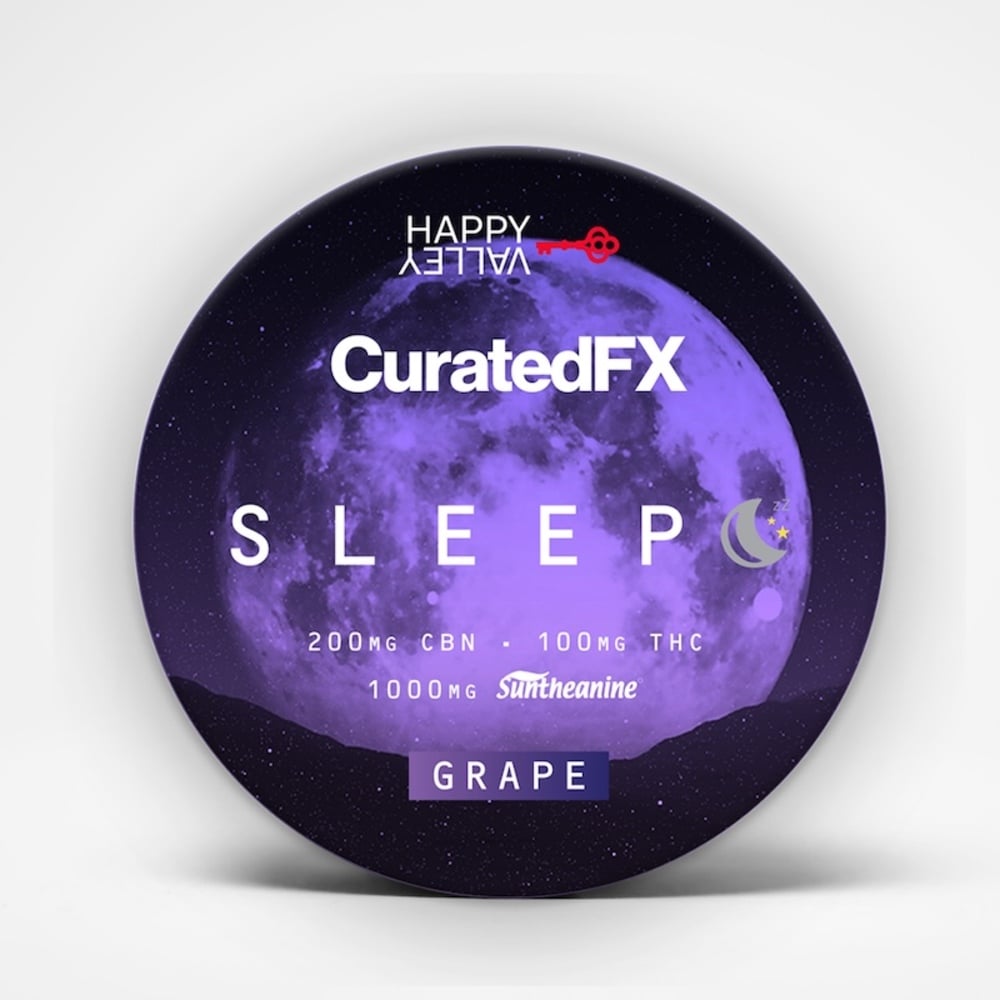 CuratedFX - Grape Sleep Rapid Onset Gummies (100mg 20pk)