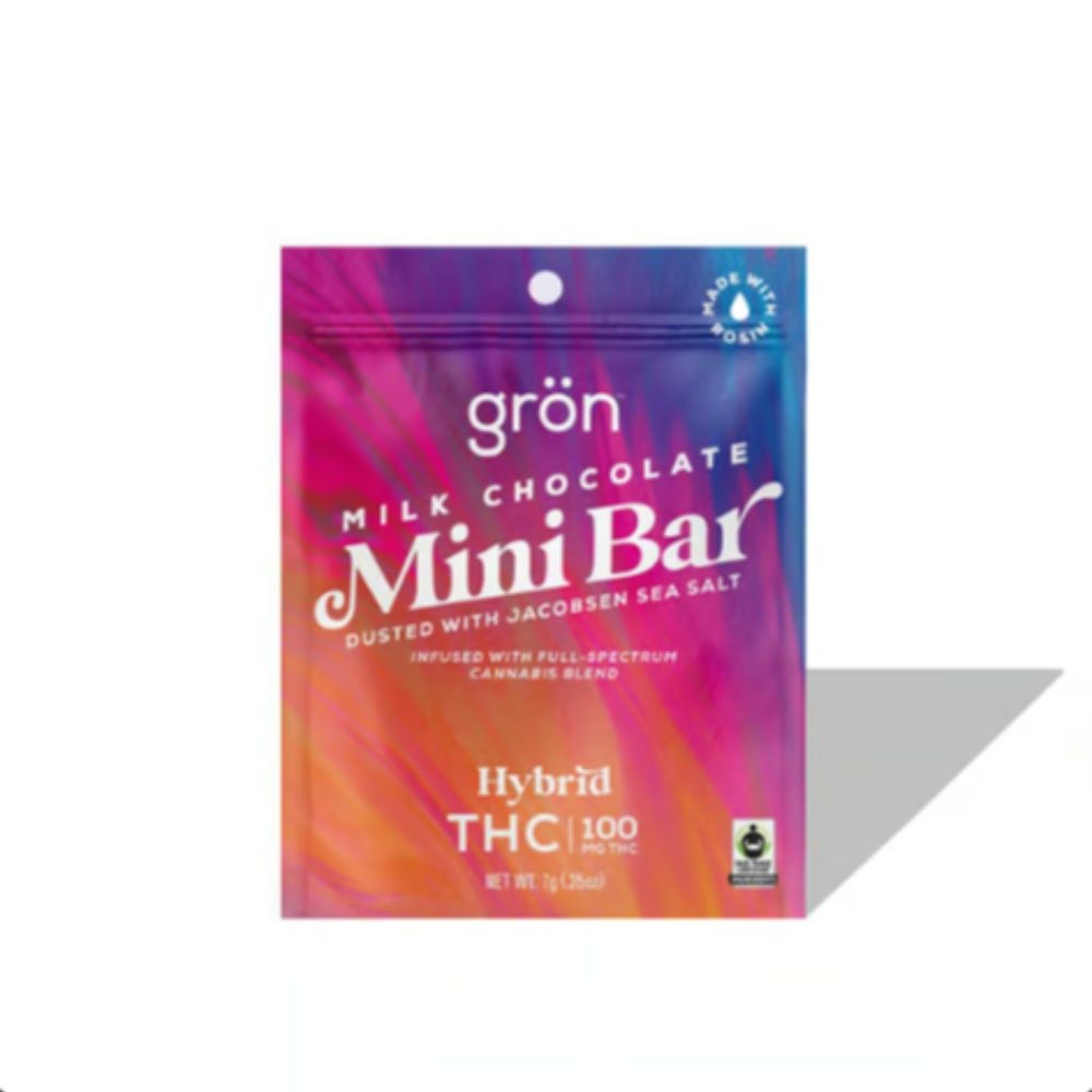 THC Milk Chocolate High-Dose Mini Bar (100mg)