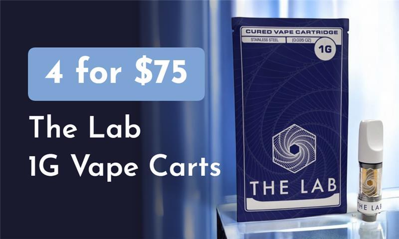 4 for $75: The Lab 1g Cartridges special