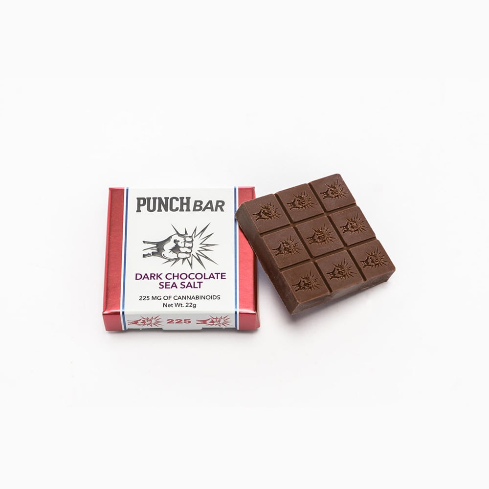 Dark Chocolate Sea Salt (100mg) Punch Edibles Punch Bar Jane