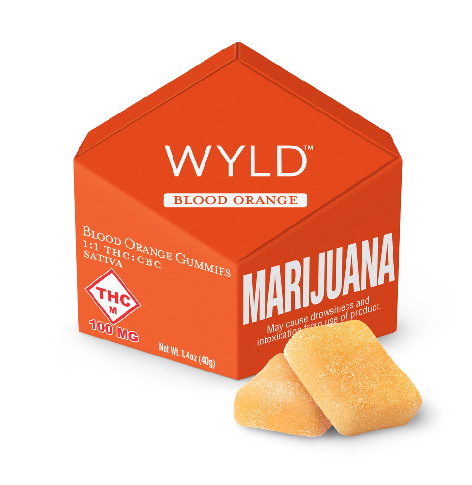 Blood Orange 1:1 CBC + Sativa Enhanced Gummies | 100mg THC:100mg CBC