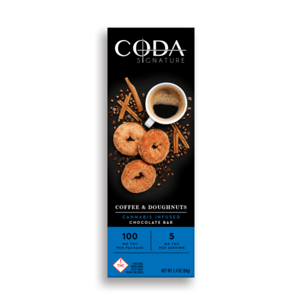 1:1 Coffee and Doughnuts [20pk] (100mg CBD/100mg THC)
