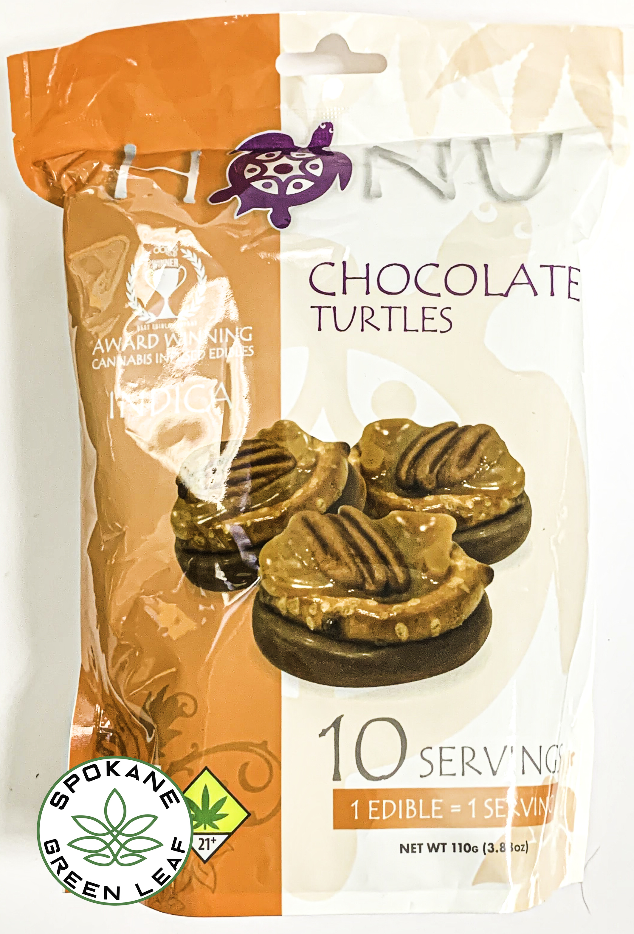 Chocolate Turtle - Indica [10pk] (100mg)