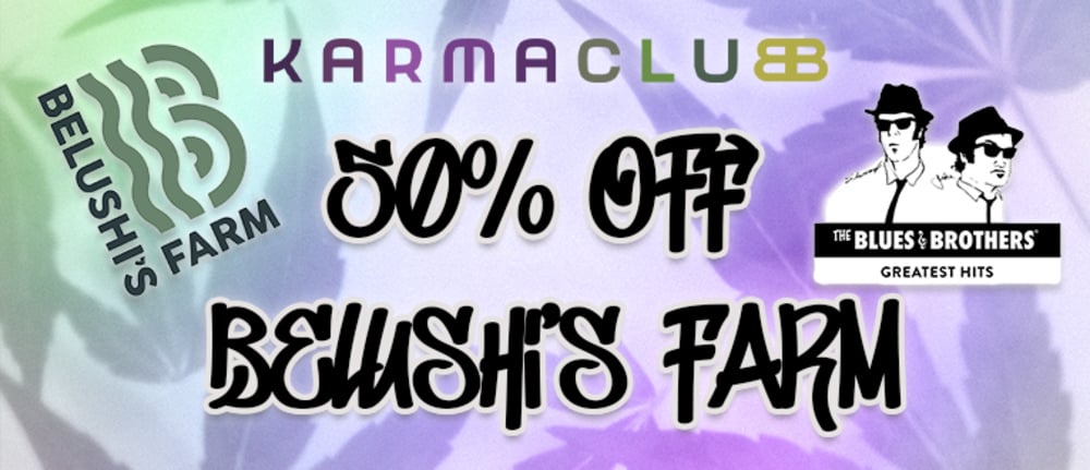 50% Off Belushi's Farm special